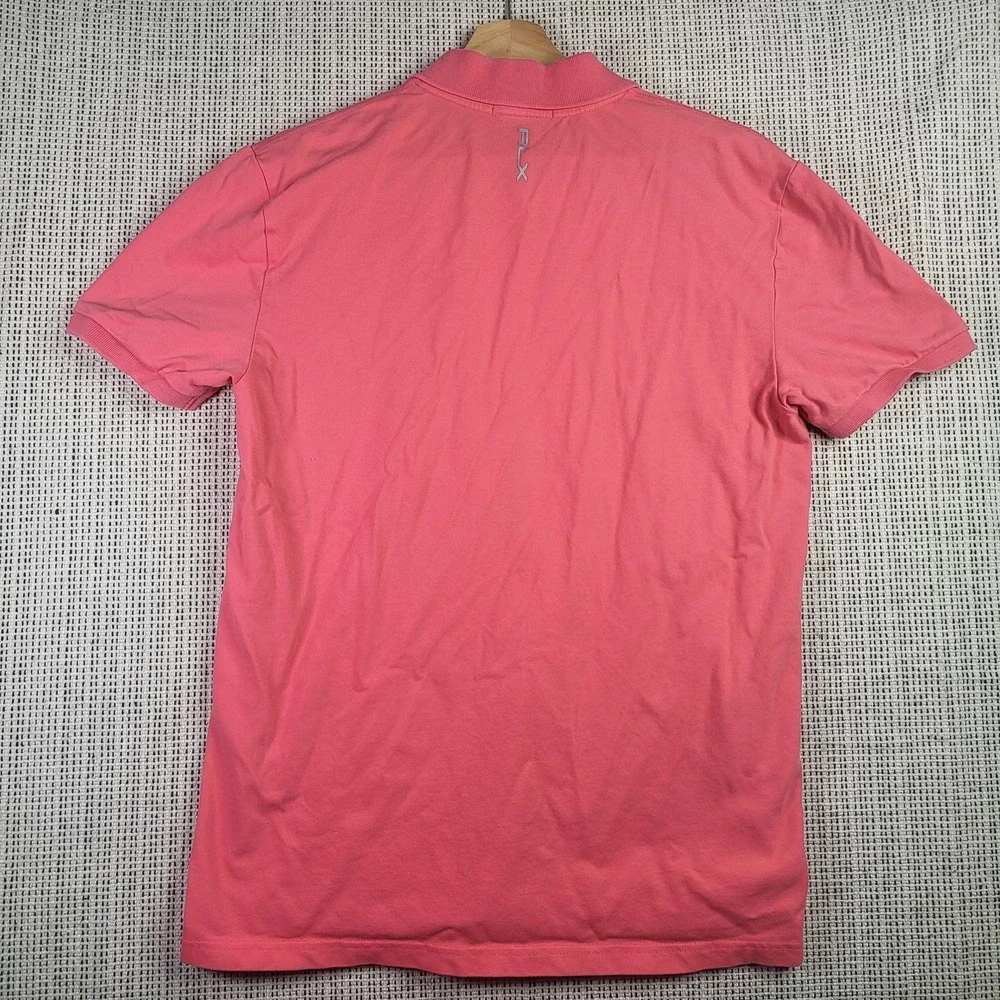 Ralph Lauren RLX Polo‎ Shirt Mens Medium Pink Pro Fit Golf Athletic Performance